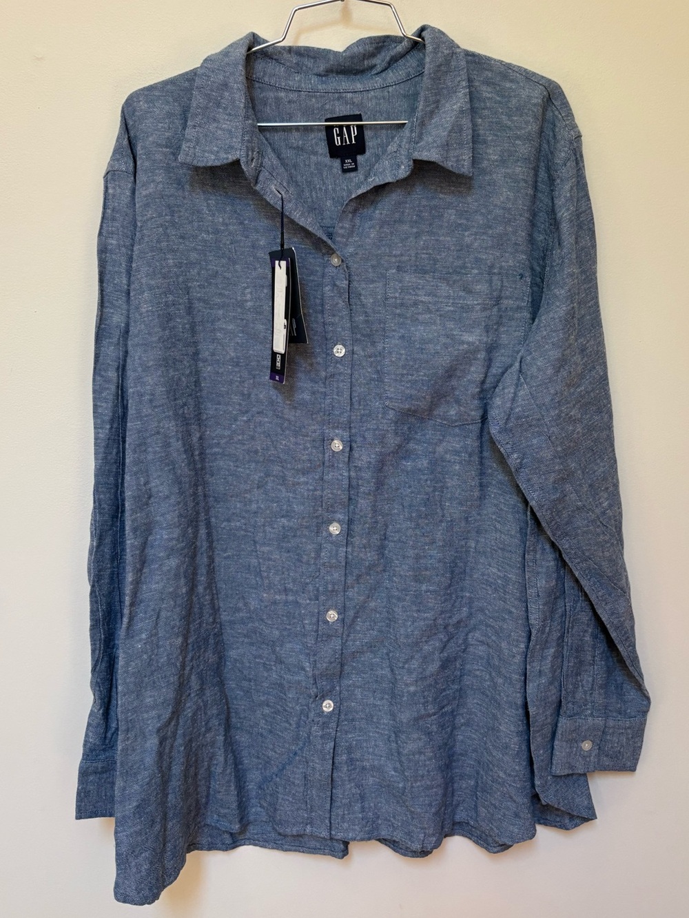 Brand New Gap Women's Linen Button Down Top Size XXL